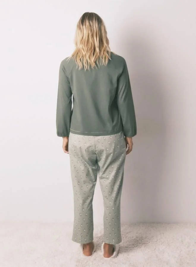 women'secret Long pyjamas with floral trouser
